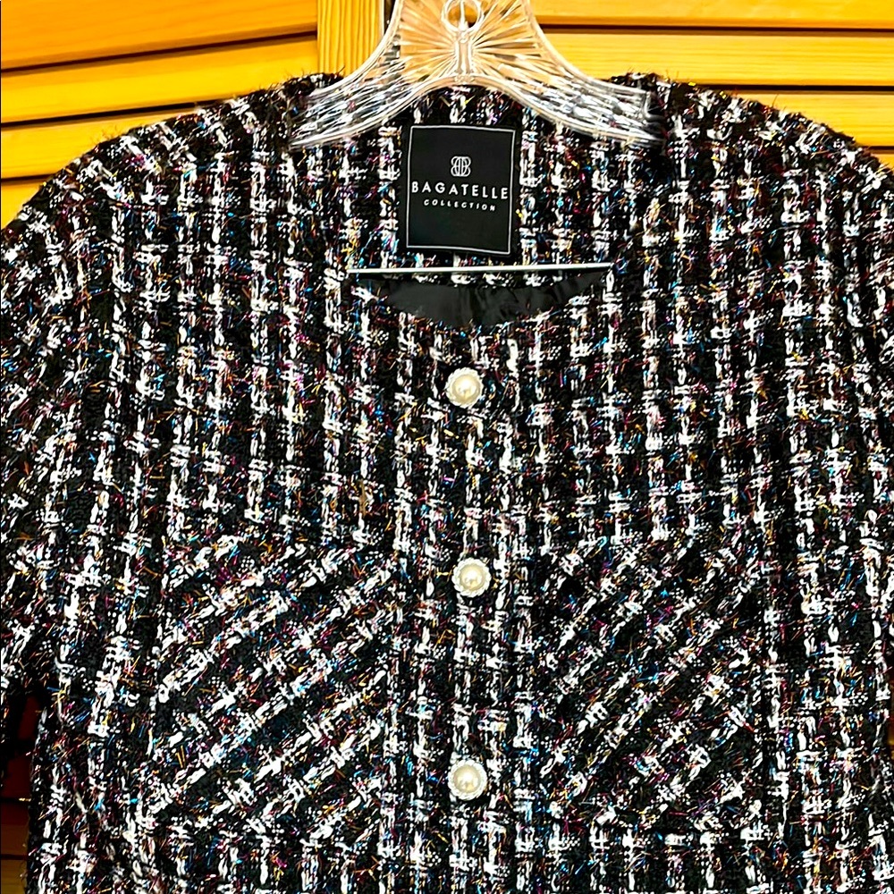 Bagatelle Collection jacket, and skirt
